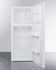 SUMMIT FF1386W Frost-Free Refrigerator-Freezer for Smaller Kitchens, ENERGY STAR