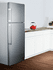 SUMMIT FF1512SSIM Frost-Free Refrigerator-Freezer with Installed Icemaker for Smaller Kitchens, ENERGY STAR