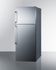SUMMIT FF1512SSIM Frost-Free Refrigerator-Freezer with Installed Icemaker for Smaller Kitchens, ENERGY STAR