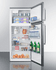 SUMMIT FF1512SSIM Frost-Free Refrigerator-Freezer with Installed Icemaker for Smaller Kitchens, ENERGY STAR