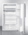 SUMMIT FF412ESSSHV Compact Auto Defrost Refrigerator-Freezer, ENERGY STAR
