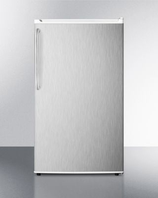 SUMMIT FF412ESSSTB Compact Auto Defrost Refrigerator-Freezer, ENERGY STAR