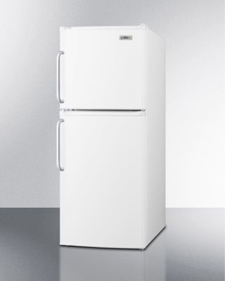 SUMMIT FF71ESTB 2-door ENERGY STAR Qualified Mid-Sized Refrigerator-Freezer with Towel Bar Handles