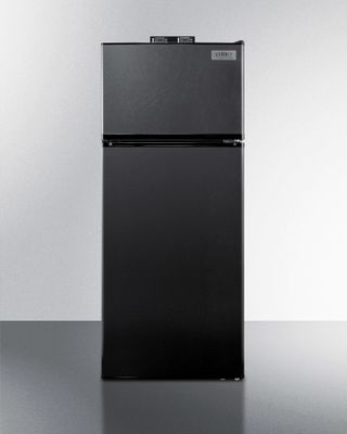 SUMMIT MEDICAL BKRF1119B 10 Cubic Foot Break Room Refrigerator with Temperature Alarm and NIST Calibrated Thermometers in Black