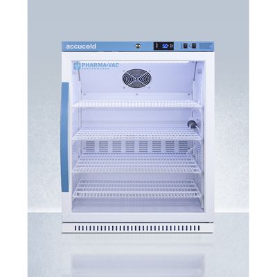 Accucold ARG6PV 6 Cu.Ft. ADA Height Vaccine Refrigerator SKU: ARG6PV Designed and purpose-built for pharmacy, medication, and vaccine applications to support meeting CDC/VFC guidelines, with antimicrobial handle