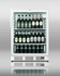 Summit SCR600LPUB Commercial Compact Glass Door Pub Refrigerator, White Finished Cabinet, Factory Installed Lock, Digital Thermostat and Interior LED Light