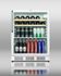 Summit SCR600LPUBCSSRC Commercial Compact Glass Door Pub Refrigerator, Stainless Steel Wrapped Cabinet with Full-Length Towel Bar Handle, Factory Installed Lock, Digital Thermostat and Interior LED Light