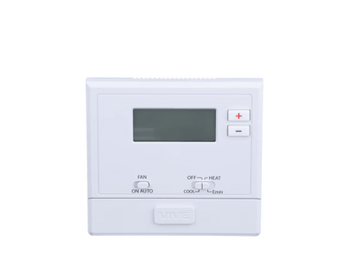 VIVE TP-N-621 Heat Pump Digital Residential Thermostat, 2 Heat, 1 Cool  Battery or Hardwire  Non-programmable