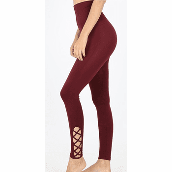 Burgundy Leggings