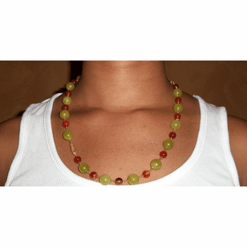 Carnelian and Jade