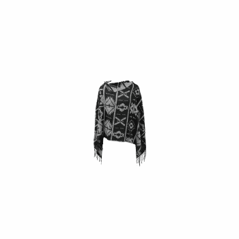 Ethnic Print Poncho