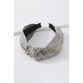 Gray Star Headband