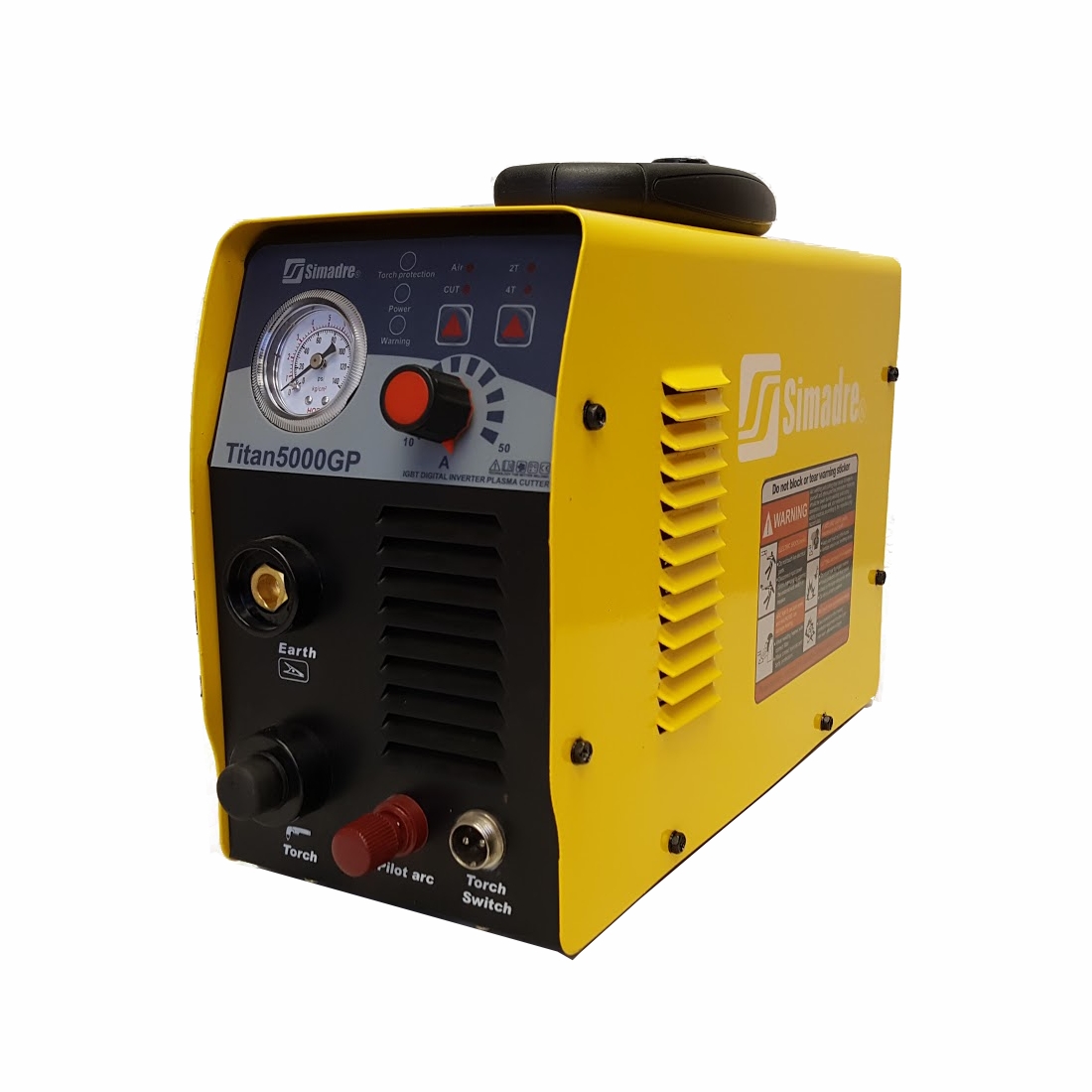 SIMADRE TITAN 5000GP 50A IGBT DIGITAL PILOT ARC 110/220V PLASMA CUTTER 25mm MAX CUT