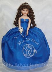 Belinda 21 inch Quinceanera Doll with Cowboy Themed.