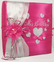 Quinceanera Photo Album w/ Hearts