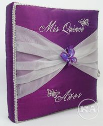 Quinceanera Photo Album with Butterflies