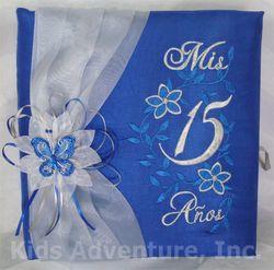 Quinceanera Photo Album with Flowering Vine