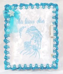 Quinceanera Guest Book w/ Young Lady