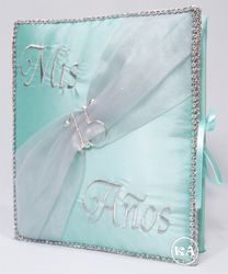 Quinceanera Guest Book with Number 15