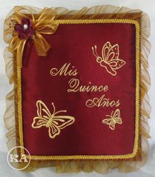Quinceanera Guest Book with Butterflies