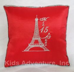 Quinceanera Pillow - Paris Themed