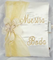 Wedding Guest Book with Butterfly