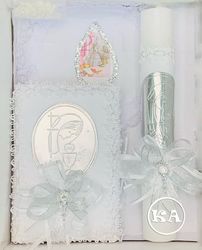 4-pc First Communion Candle Gift Set - (Girl)