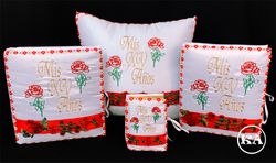 4 piece Sweet 15 Quinceanera Package with Roses