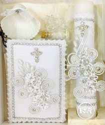 5-pc Baptism Candle Set 