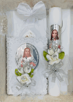 4PC First Holy Communion Candle (boy)