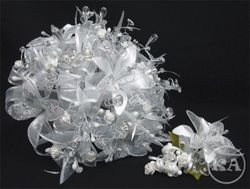 Wedding Bouquet with Head Piece - Sold out