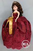 Alma 21 inch Quinceanera Doll with Flowing Sparkly Dress