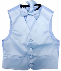 Baby Blue Boys' Vest & Tie