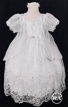 Baptism Dress with Cape 