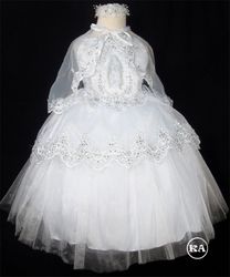 Baptism Dress with Cape - Virgin Mary