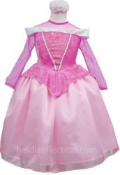 Girls' Beauty Princess Dress w/ long sleeves  