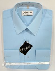 Berlioni Men's Shirt Light Blue Color.