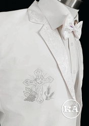 Communion Boys Tuxedo With Cruz