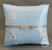 Custom Made Quinceanera Kneeling Pillow in Champagne/ Gold