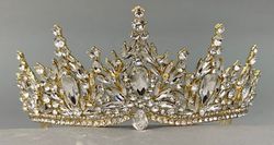 Elegant Quinceanera Tiara in Gold