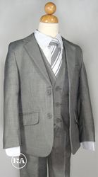 Elegant Silver Boys Suit 