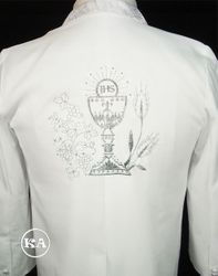 First Communion Suit with Caliz Embroidery