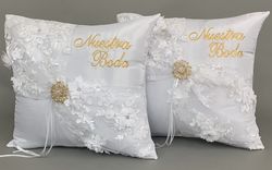 Forever Yours - Elegant Wedding Pillow