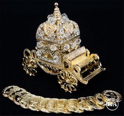 13-pc Gold Colored Wedding Coins Set