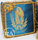 Guest Book with Virgin Mary White with Silver