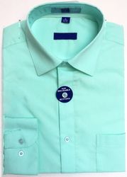 Men's Fancy Shirt Aqua Green Color 