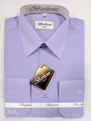 Berlioni Long Sleeve Shirt Lilac Color for Men