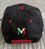 Mexico Hat Snapback New Style Black and Red