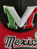 Mexico Hat Snapback New Style Black and Red