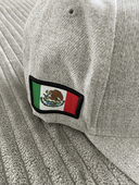 Mexico Eagle Snapback Hat Silver